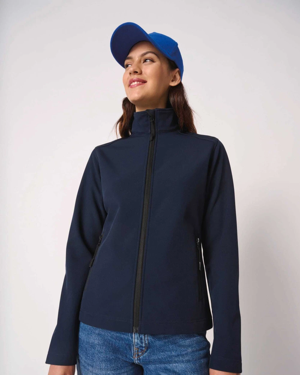 Softshells IDEAL BASIC BRAND Dames Softshelljas 2 lagen voor bedrukking &amp; borduring