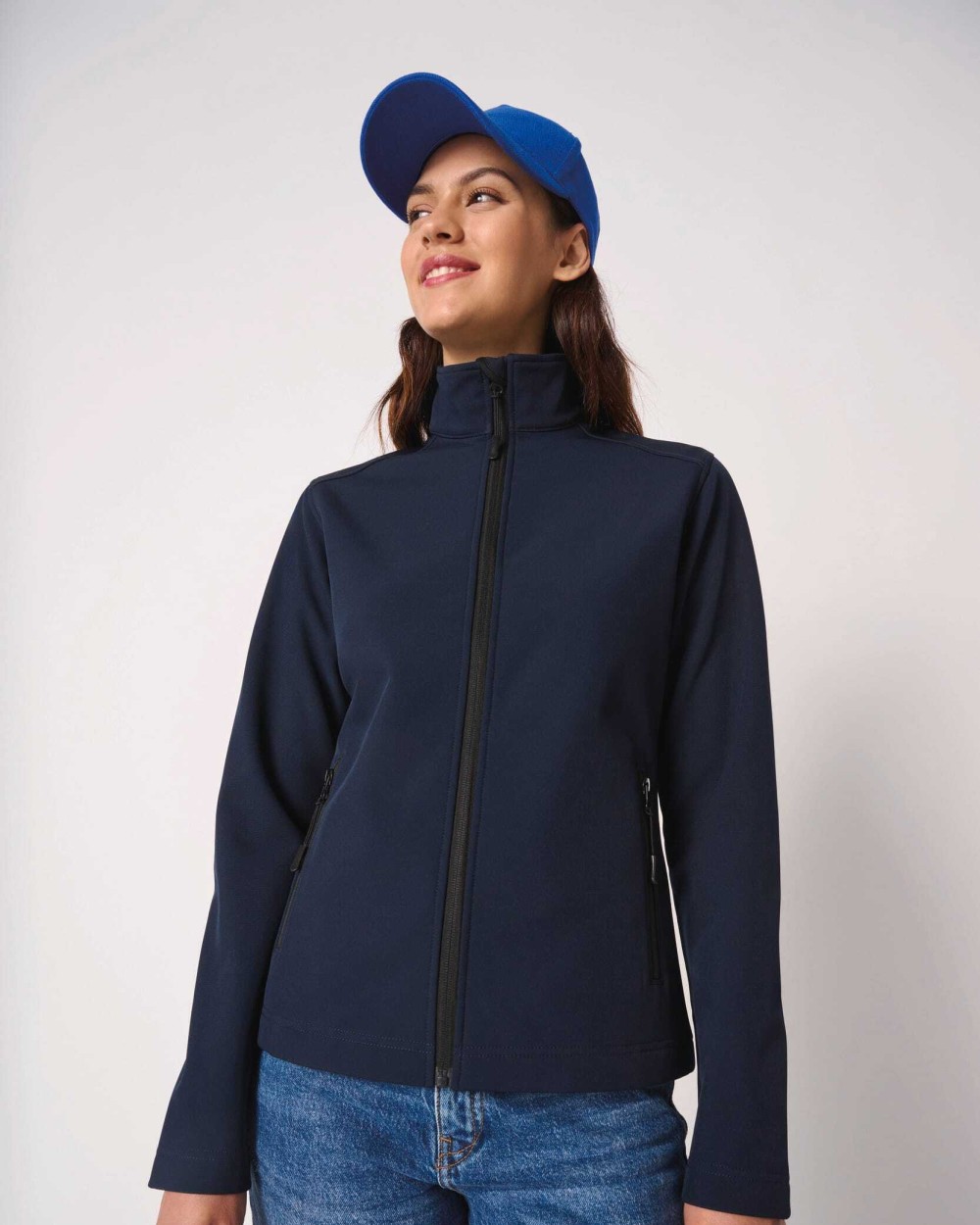IDEAL BASIC BRAND Damen 2-Lagen-Softshelljacke Softshells personalisierbar