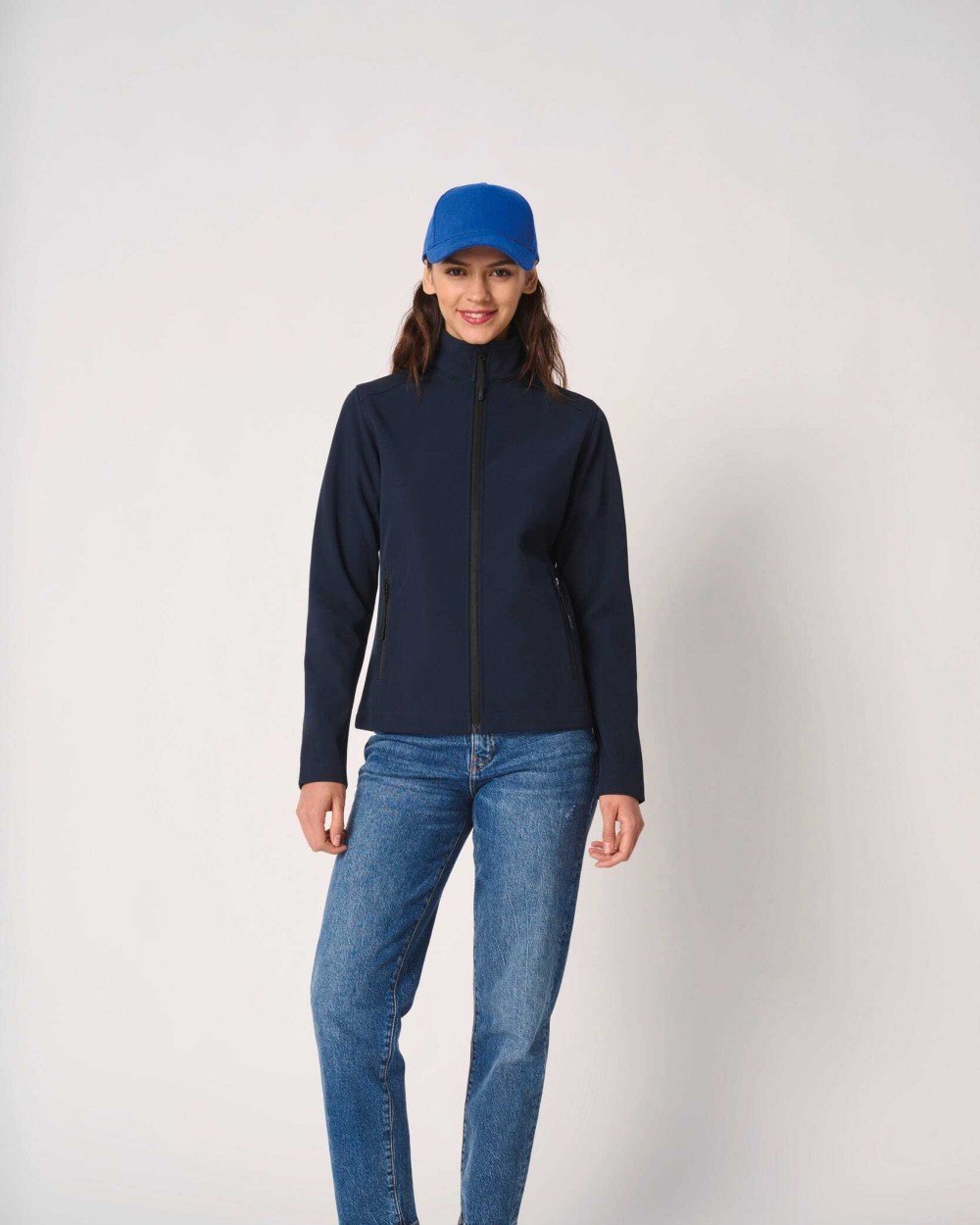 Softshells IDEAL BASIC BRAND Dames Softshelljas 2 lagen voor bedrukking &amp; borduring