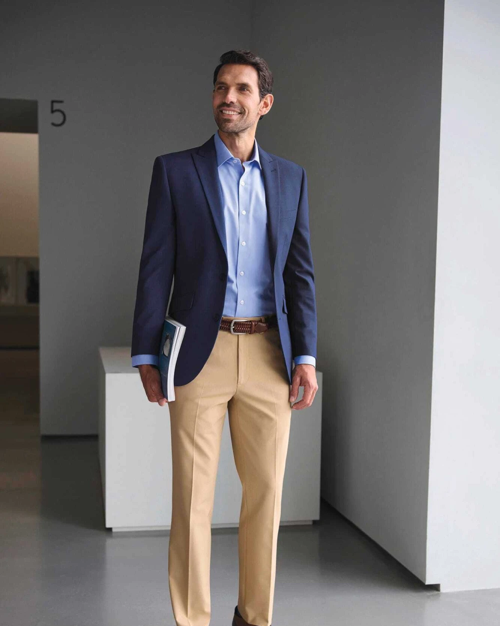 Broeken BROOK TAVERNER Heren Pantalon Oliver, getailleerde snit voor bedrukking &amp; borduring