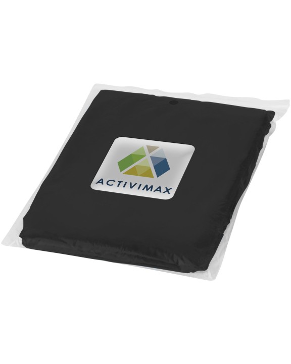Jassen 4DO Ziva wegwerp regenponcho met opbergtasje voor bedrukking &amp; borduring