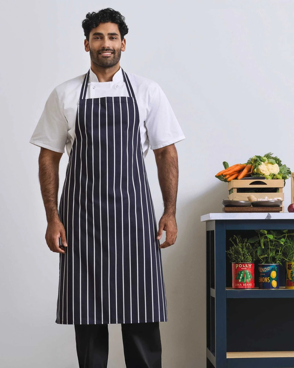 PREMIER Striped Bib Apron Schürzen personalisierbar