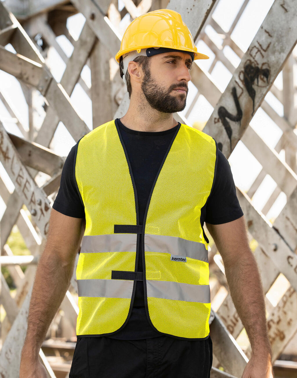 Gilets de sécurité personnalisable KORNTEX Mesh-Vest "Thessaloniki"