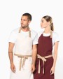 Schorten KARIBAN Ecologisch unisex schort voor bedrukking &amp; borduring