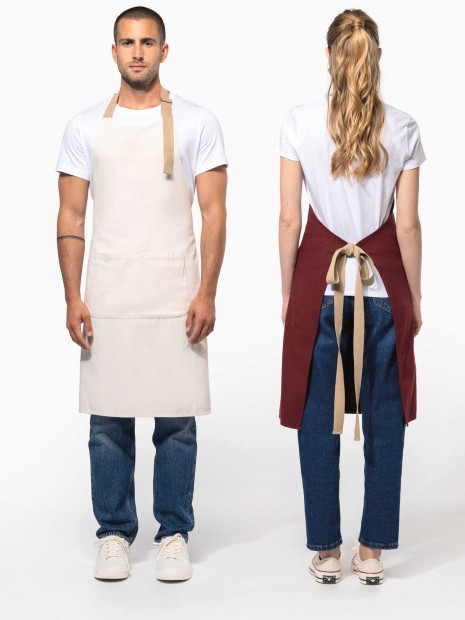Tabliers à personnaliser KARIBAN Tablier écoresponsable unisexe 