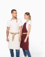 Schorten KARIBAN Ecologisch unisex schort voor bedrukking &amp; borduring