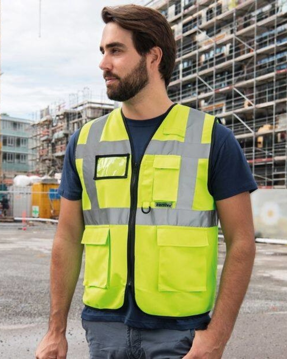 Fluo vestjes KORNTEX Multi Functional Vest voor bedrukking &amp; borduring