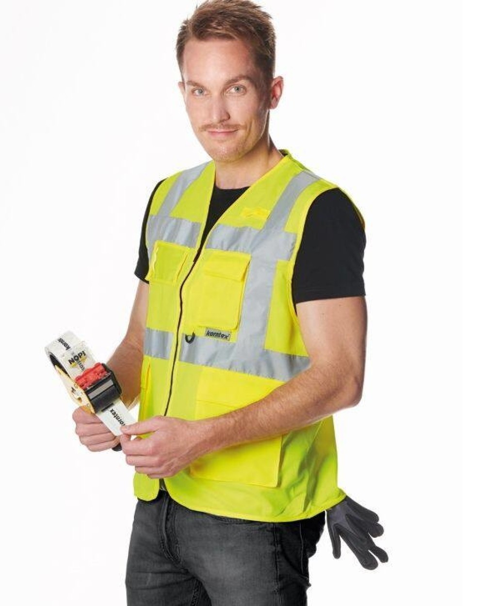 Fluo vestjes KORNTEX Multi Functional Vest voor bedrukking &amp; borduring