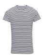 T-Shirts personnalisable ASQUITH & FOX Men´s Marinière Coastal Short Sleeve Tee