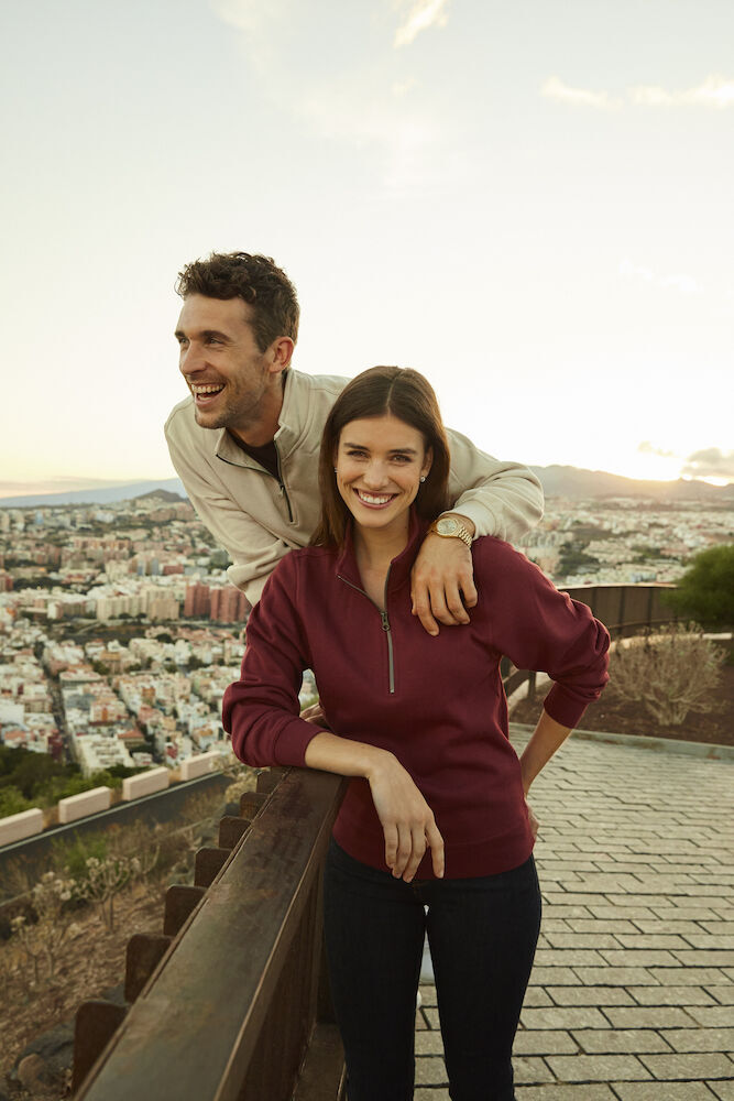 Sweat-shirts personnalisable CLIQUE Basic Half Zip