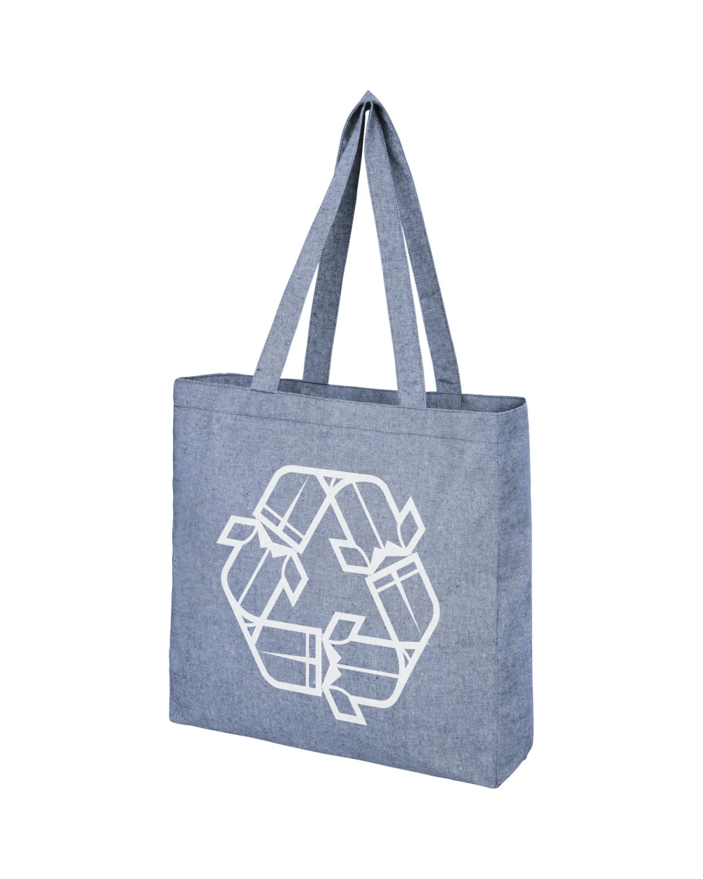 Tote bags personnalisable 4DO Sac shopping Pheebs recyclé avec soufflet 210 gr/m² 13L