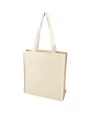 Tote bags personnalisable 4DO Sac shopping à soufflets Florida certifié GRS 270 g/m² 14L