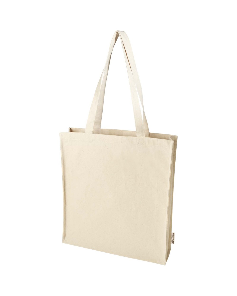 Tote bags 4DO Florida GRS gerecyclede 270 g/m² draagtas met inzetstuk 14L voor bedrukking &amp; borduring