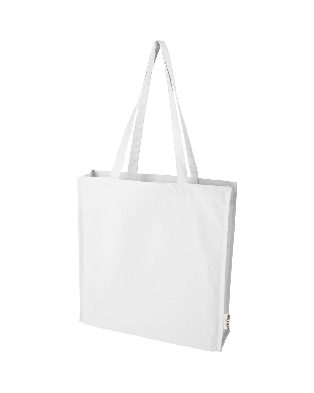 Tote bags 4DO Florida GRS gerecyclede 270 g/m² draagtas met inzetstuk 14L voor bedrukking &amp; borduring