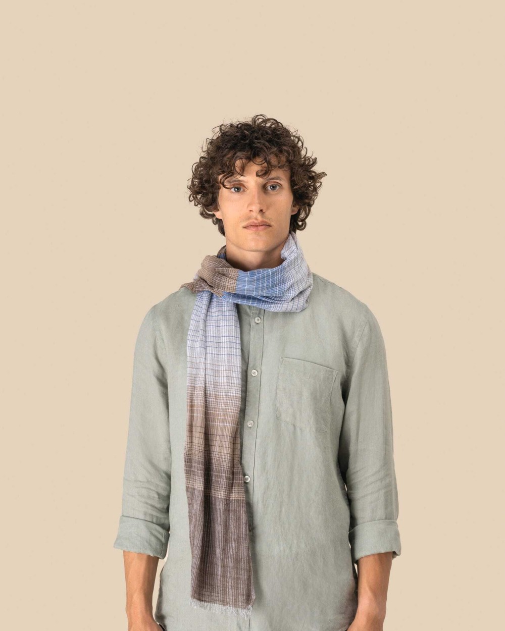 SPASSO Gestreiftes Unisex-Schal Schals personalisierbar