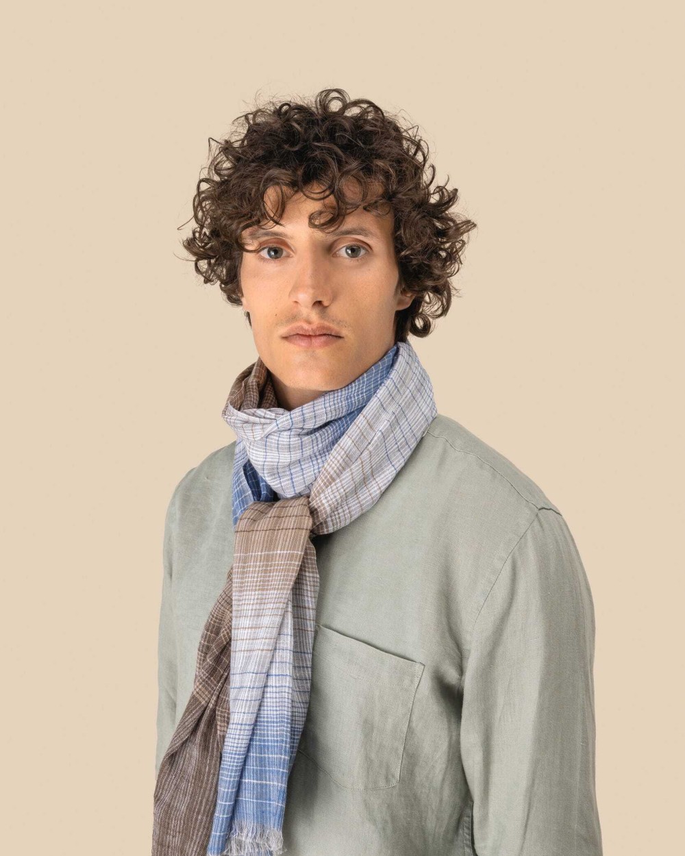 SPASSO Gestreiftes Unisex-Schal Schals personalisierbar