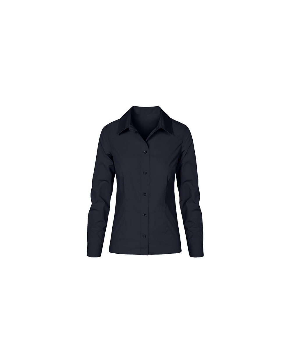 PROMODORO Women`s Poplin Shirt Long Sleeve Hemden personalisierbar