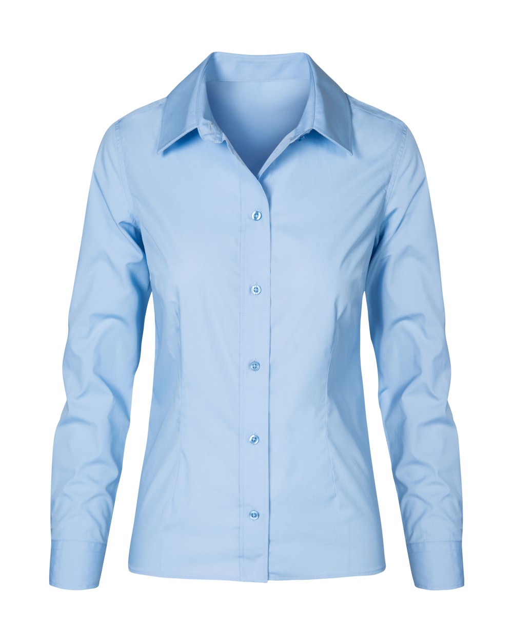 Chemises personnalisable PROMODORO Women`s Poplin Shirt Long Sleeve