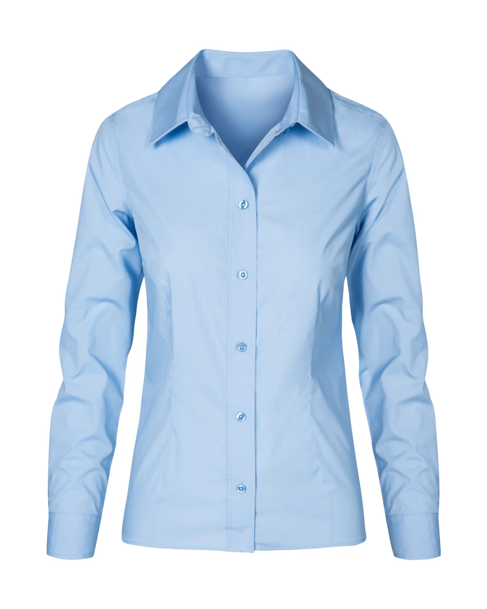 PROMODORO Women`s Poplin Shirt Long Sleeve Hemden personalisierbar