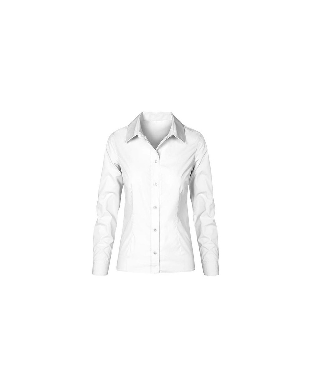 PROMODORO Women`s Poplin Shirt Long Sleeve Hemden personalisierbar