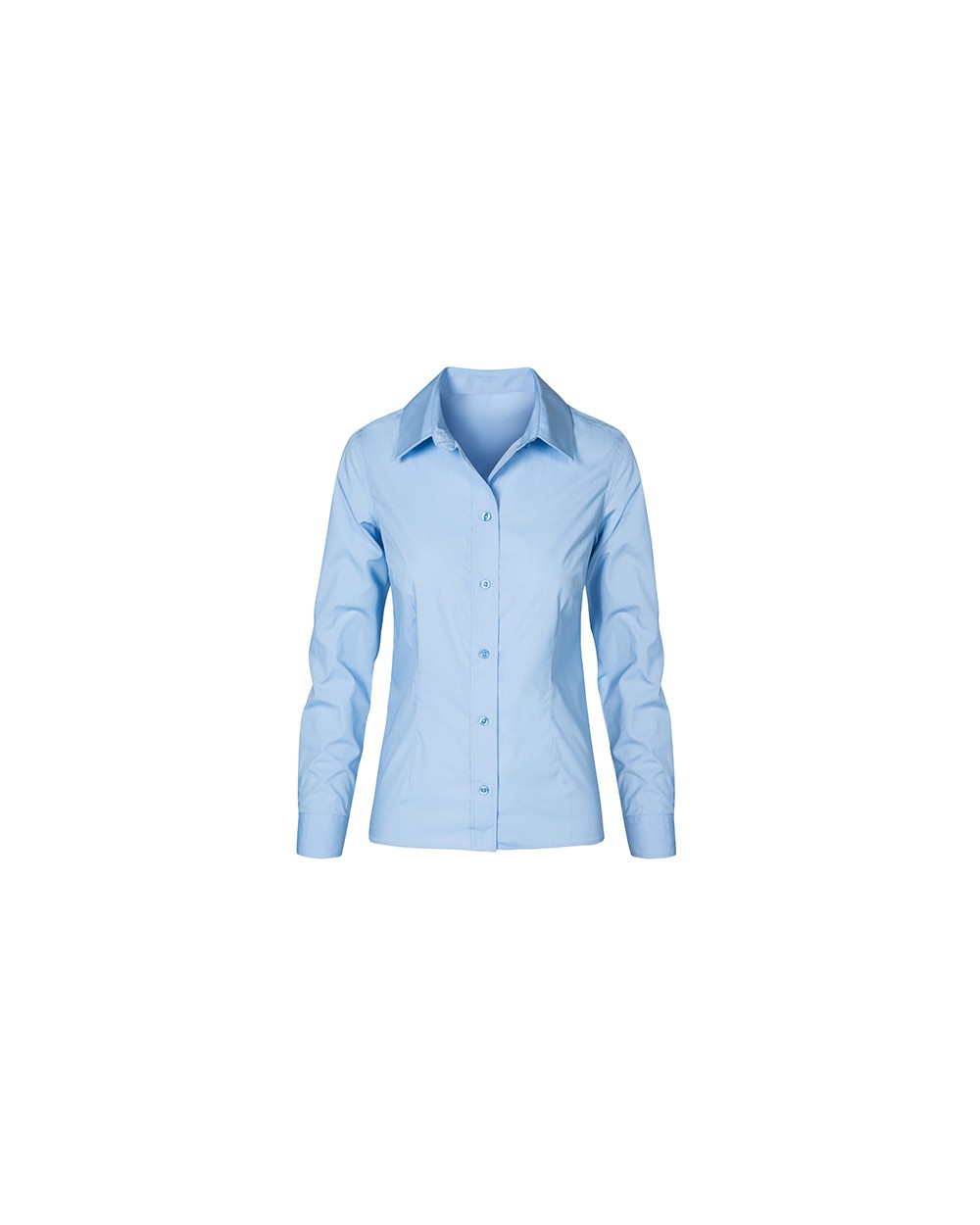 PROMODORO Women`s Poplin Shirt Long Sleeve Hemden personalisierbar