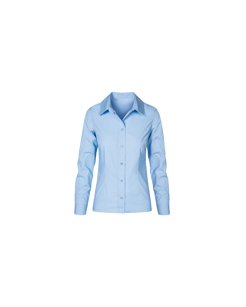 PROMODORO Women`s Poplin Shirt Long Sleeve Hemden personalisierbar