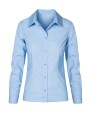 PROMODORO Women`s Poplin Shirt Long Sleeve Hemden personalisierbar