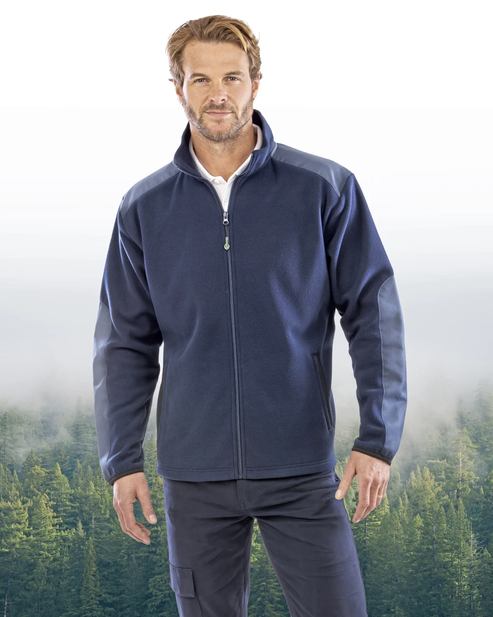 Laines polaires personnalisable RESULT RECYCLED HEAVY DUTY MICROFLEECE