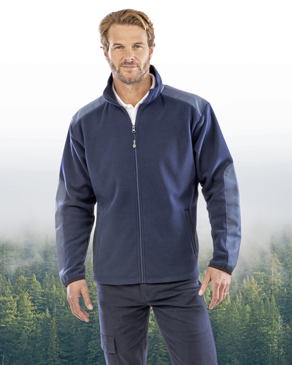 Laines polaires personnalisable RESULT RECYCLED HEAVY DUTY MICROFLEECE