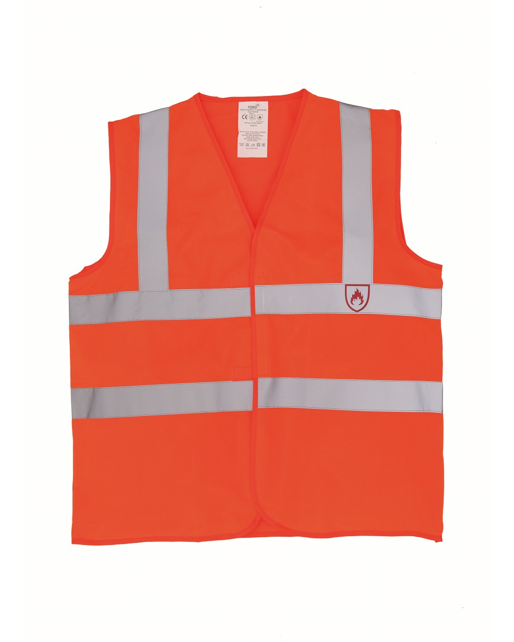 Fluo vestjes YOKO Hi-Vis en vlamvertragend hesje voor bedrukking &amp; borduring