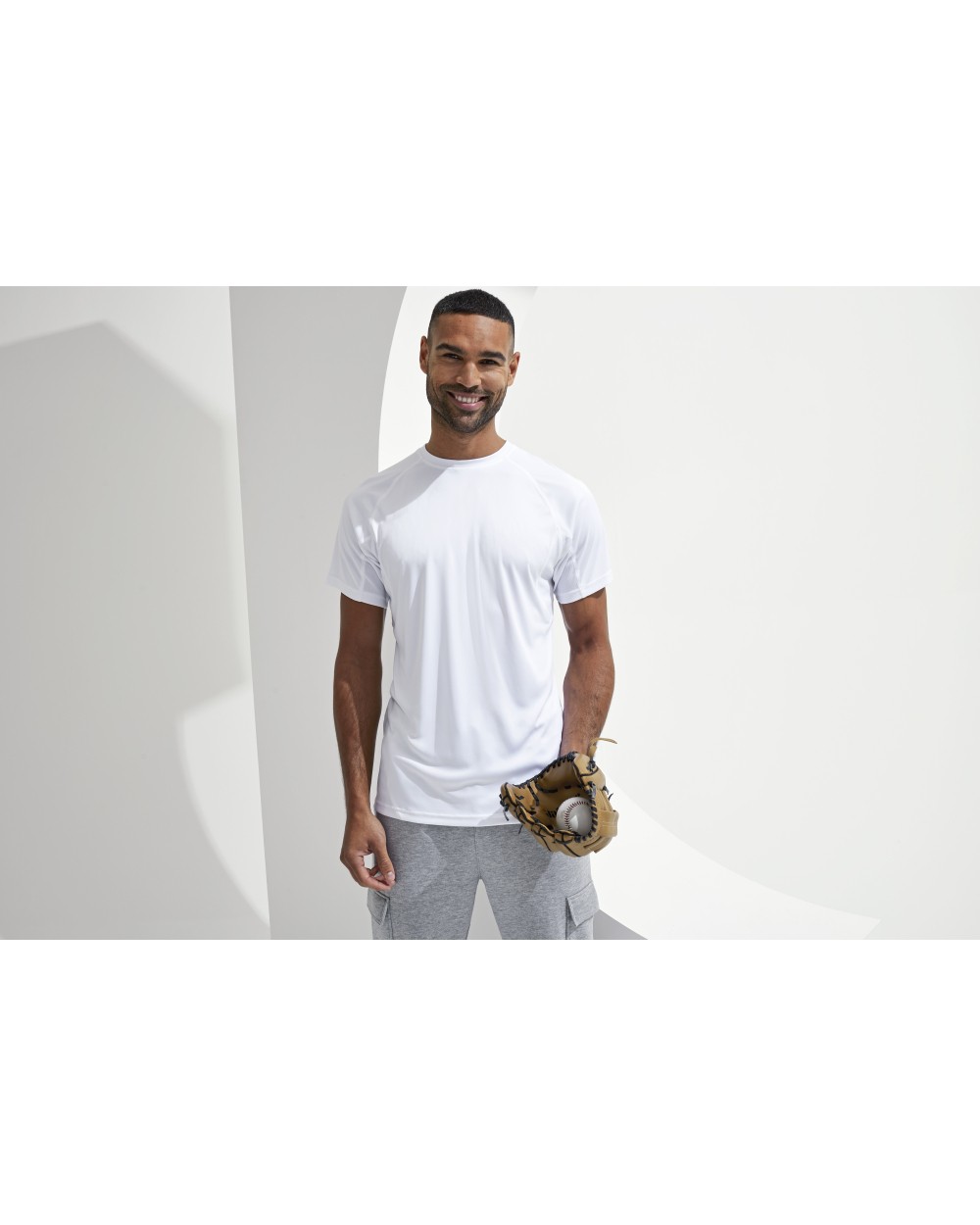 T-Shirts personnalisable TRIDRI Men´s Panelled Tech Tee