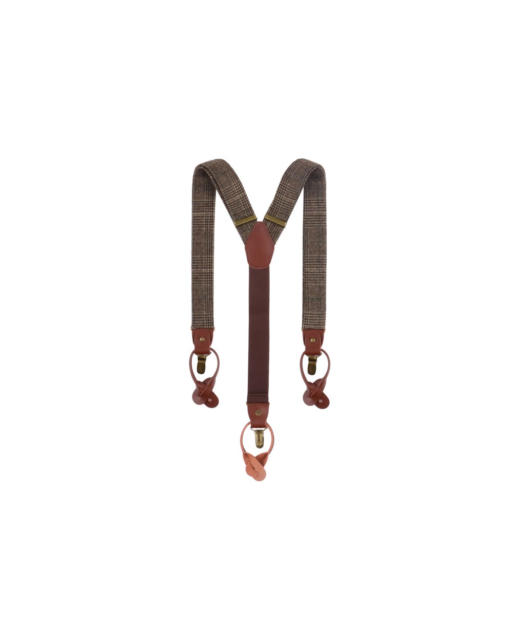 KARLOWSKY SUSPENDERS URBAN-GLENCHECK Hosen personalisierbar