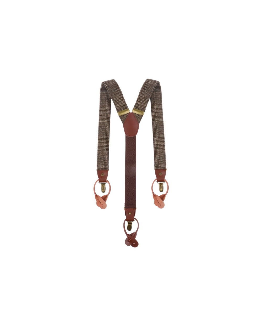 Pantalons personnalisable KARLOWSKY SUSPENDERS URBAN-GLENCHECK