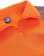 Sweat-shirts personnalisable YOKO Sweat-shirt 1/4 zip haute visibilité