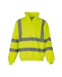 Sweat-shirts personnalisable YOKO Sweat-shirt 1/4 zip haute visibilité