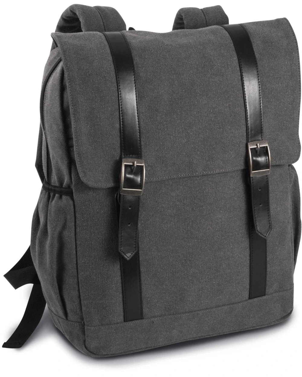 KIMOOD Canvas-Rucksack mit Klappe Taschen personalisierbar