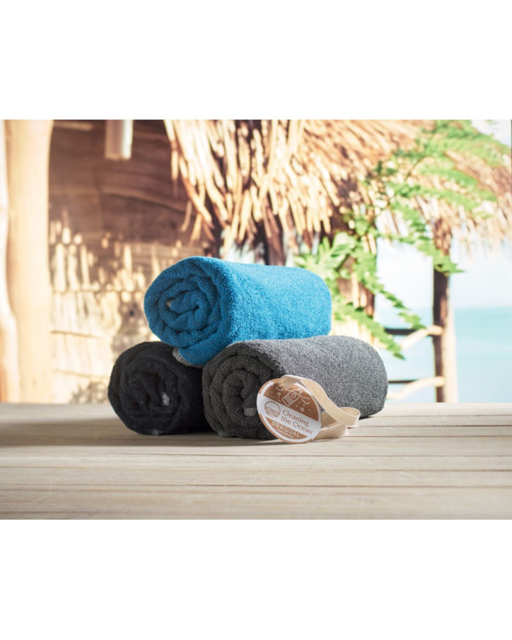 Produits éponges personnalisable 4DO SEAQUAL® serviette 70x140cm