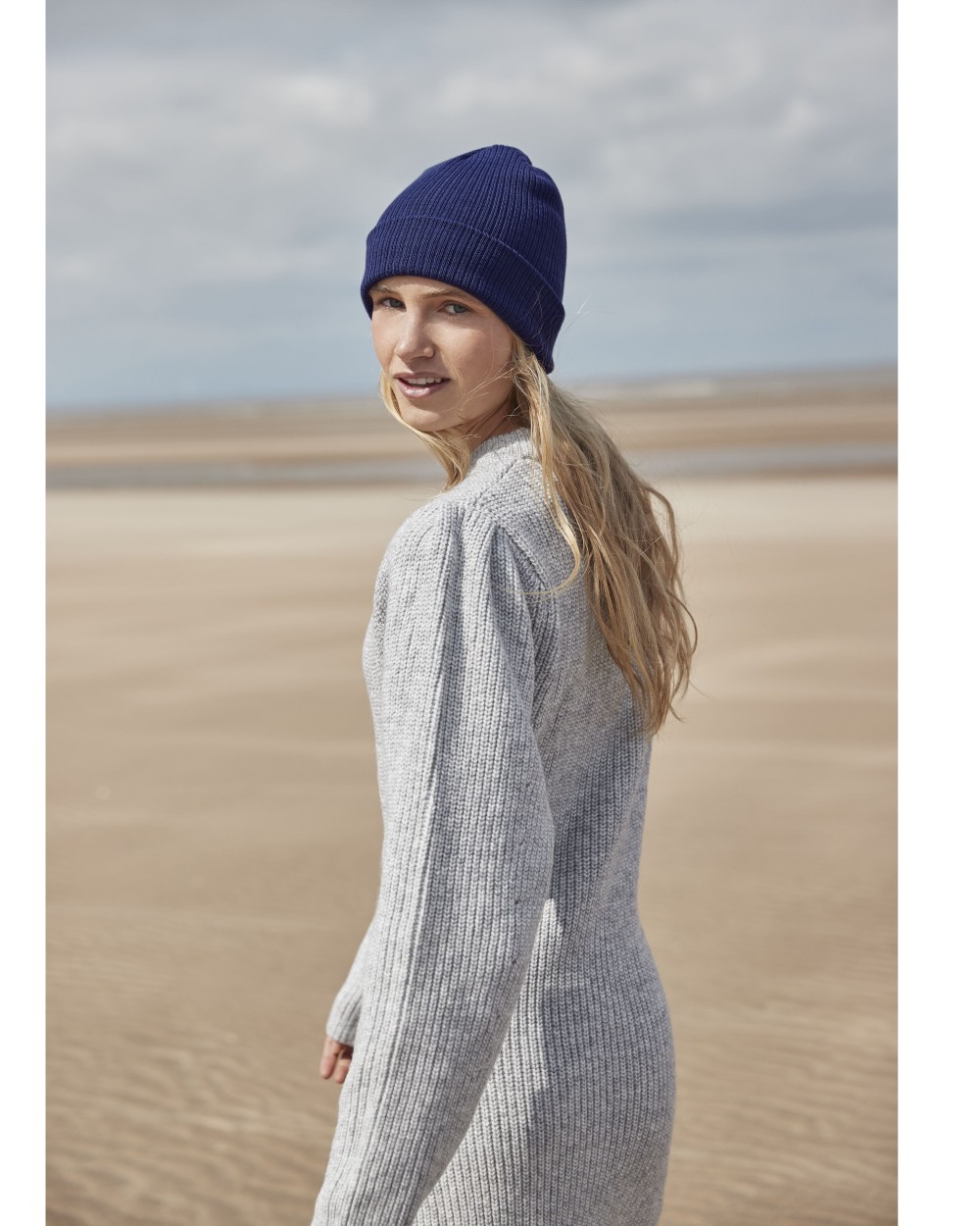 Bonnets personnalisable BEECHFIELD ORGANIC COTTON FINE KNIT BEANIE