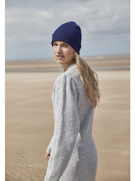 Bonnets à personnaliser BEECHFIELD ORGANIC COTTON FINE KNIT BEANIE 