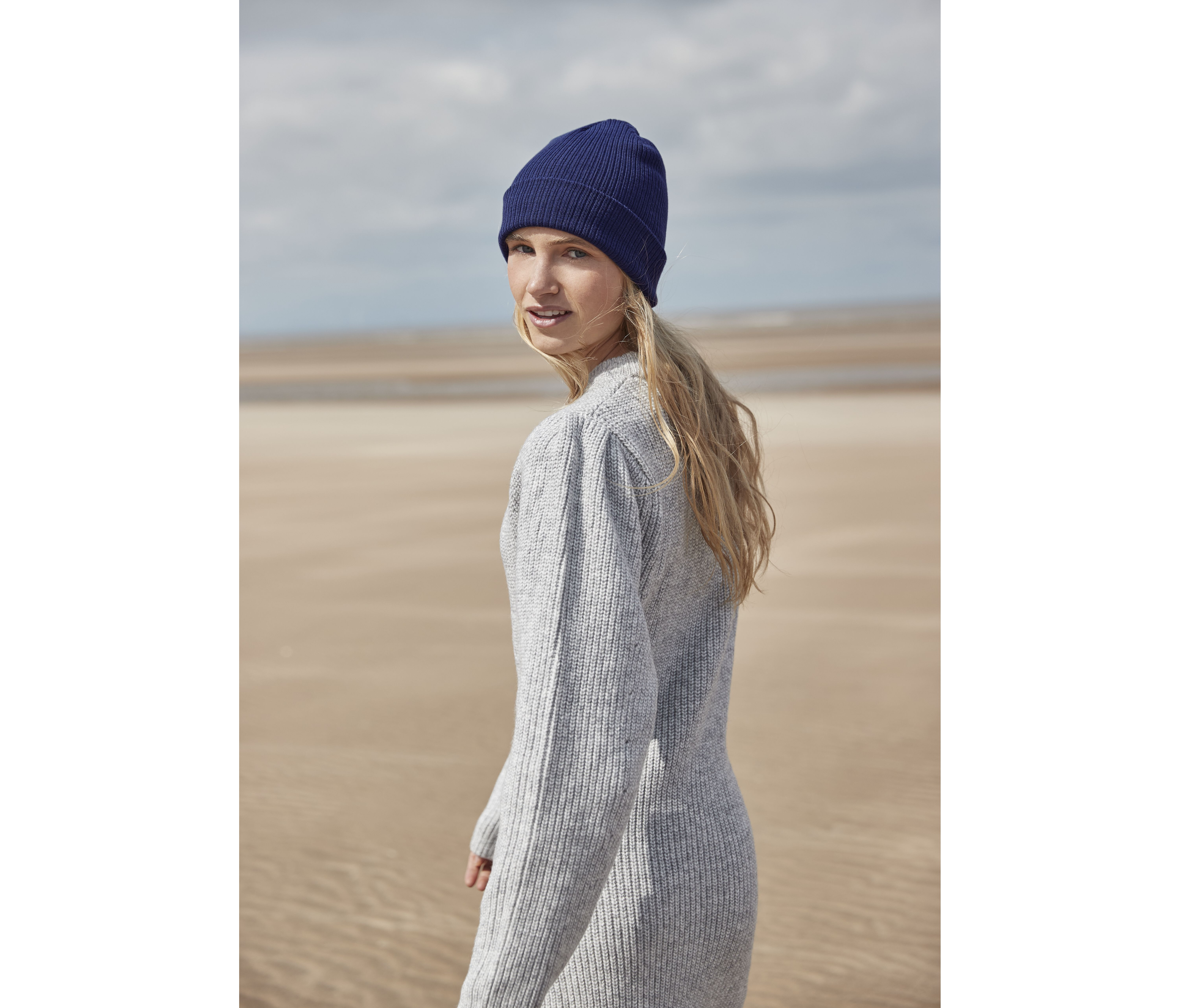 Bonnets personnalisable BEECHFIELD ORGANIC COTTON FINE KNIT BEANIE