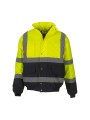YOKO Blouson bicolore haute visibilité /api/colors/74288b48-d1b8-4317-95c5-a35b4207d507 personnalisable
