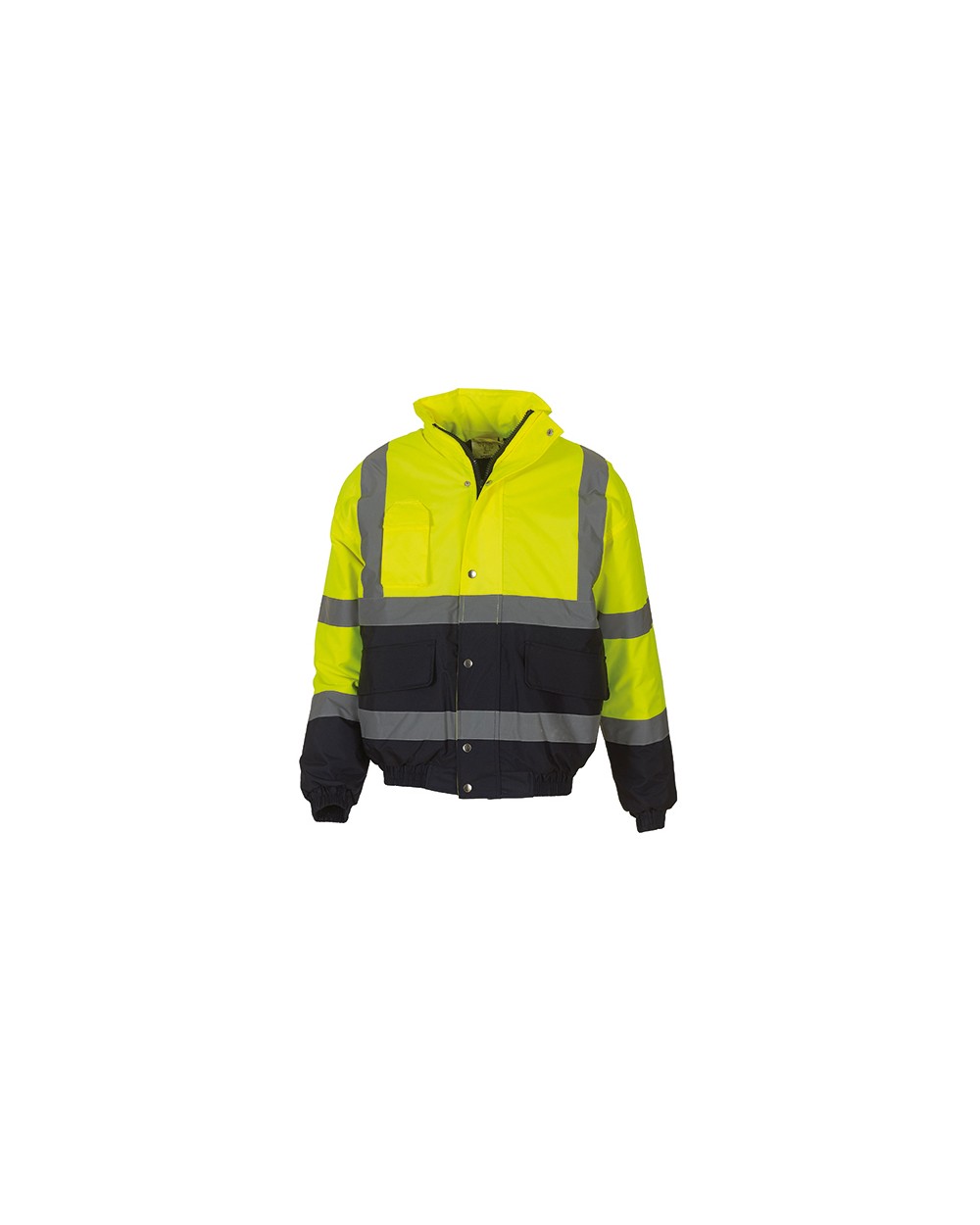 YOKO Hi-Vis Two Tone Bomber Jacket Jacken personalisierbar