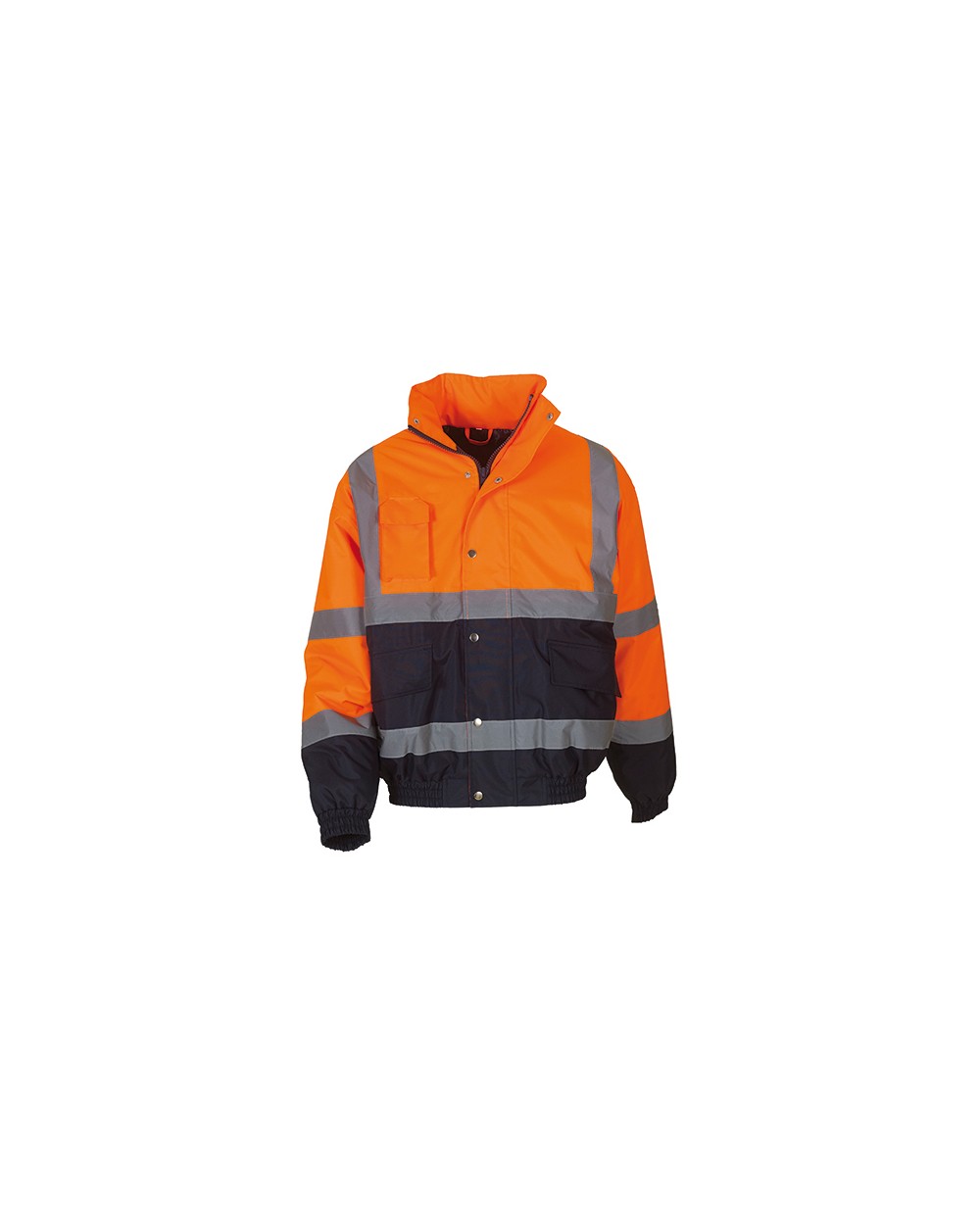 YOKO Hi-Vis Two Tone Bomber Jacket Jacken personalisierbar