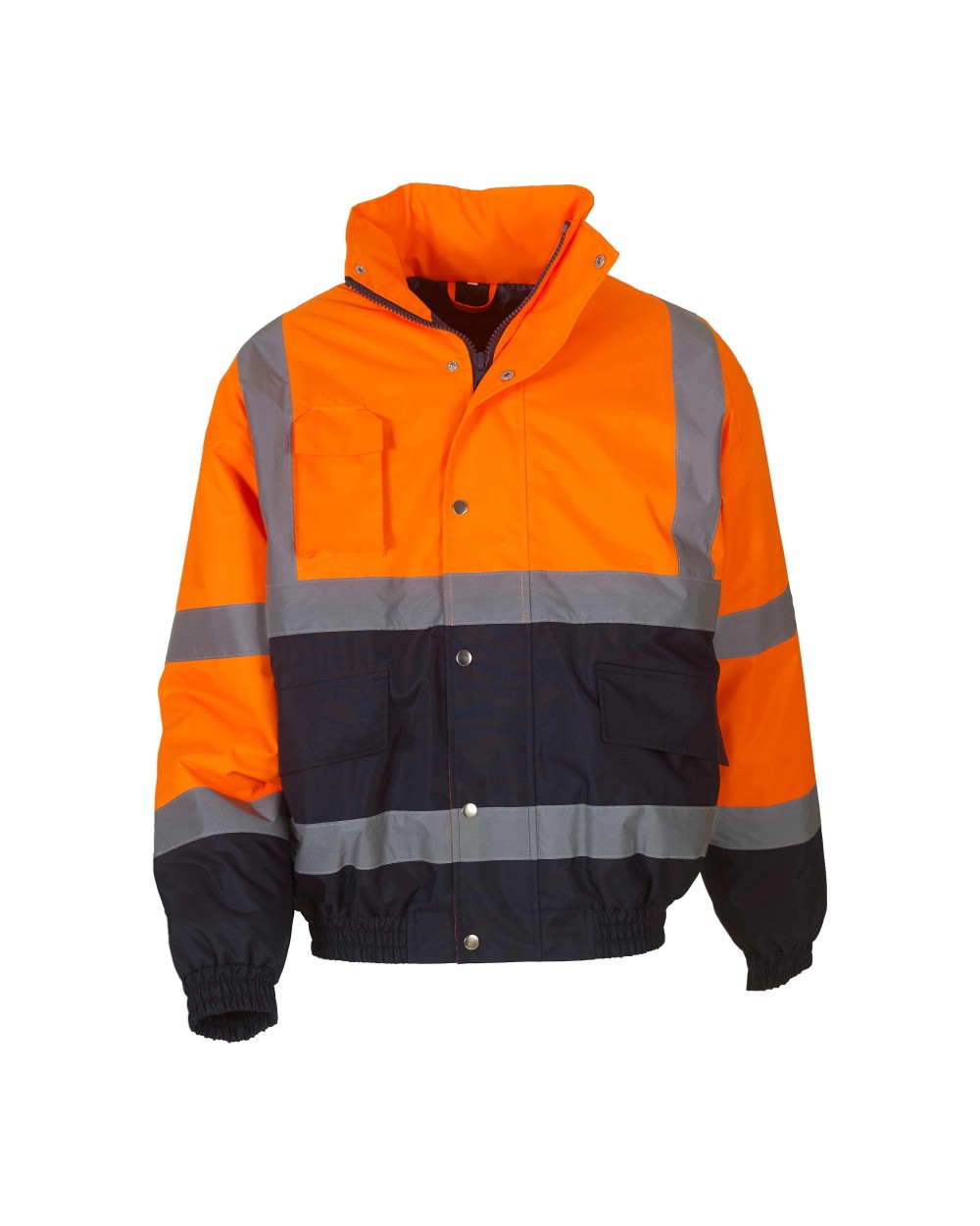 Jassen YOKO 2-kleurig veiligheids bomberjack voor bedrukking &amp; borduring