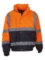 YOKO Blouson bicolore haute visibilité /api/colors/f0c89b80-9910-40fc-adc4-42a8919d0bc4 personnalisable
