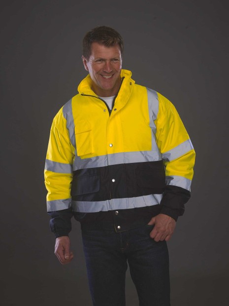 Vestes à personnaliser YOKO Blouson bicolore haute visibilité 