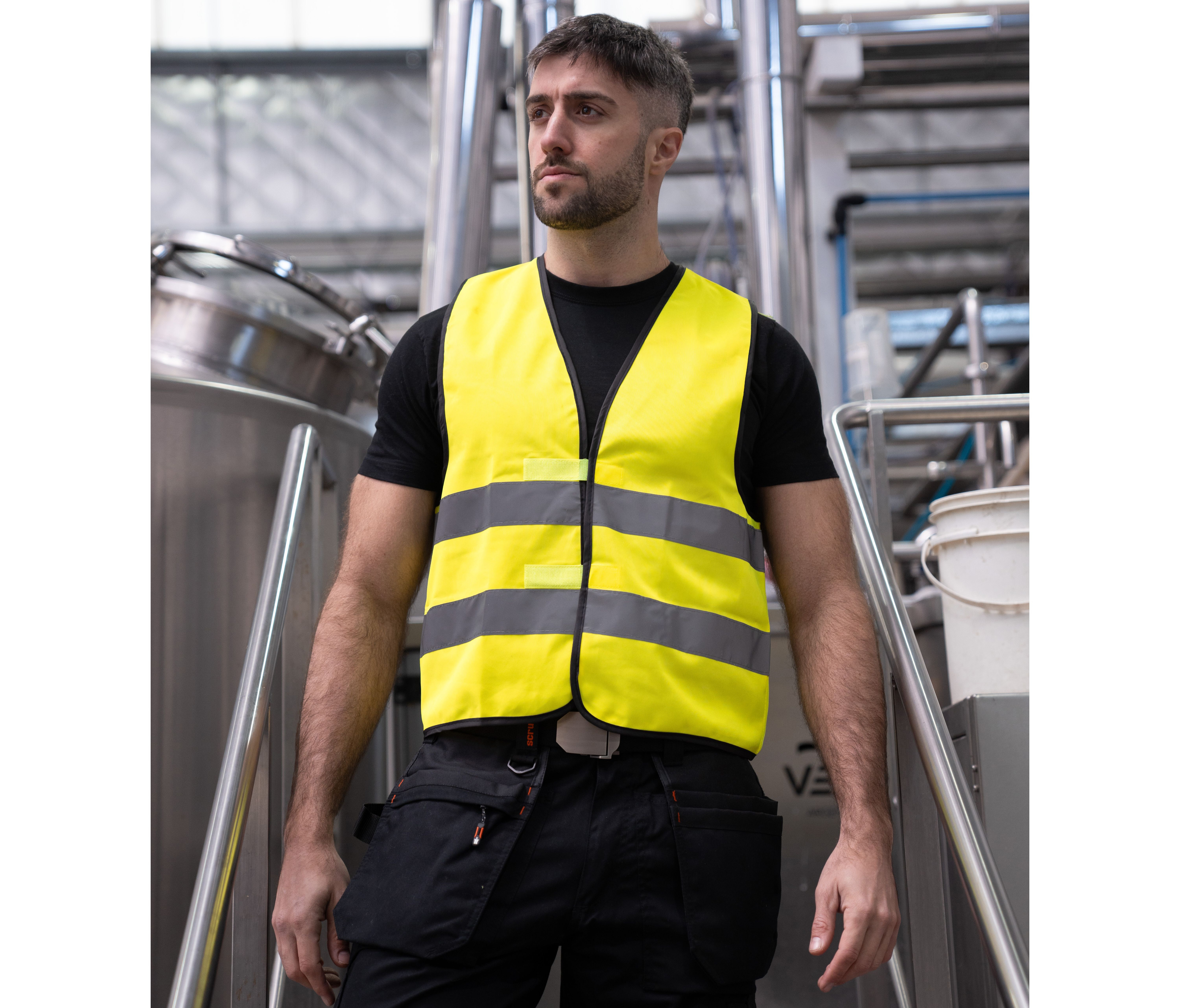 Gilets de sécurité personnalisable KORNTEX SAFETY VEST "WOLFSBURG"