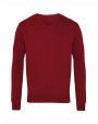 PREMIER Mens V-Neck Knitted Sweater Sweatshirts personalisierbar