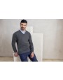 PREMIER Mens V-Neck Knitted Sweater Sweatshirts personalisierbar