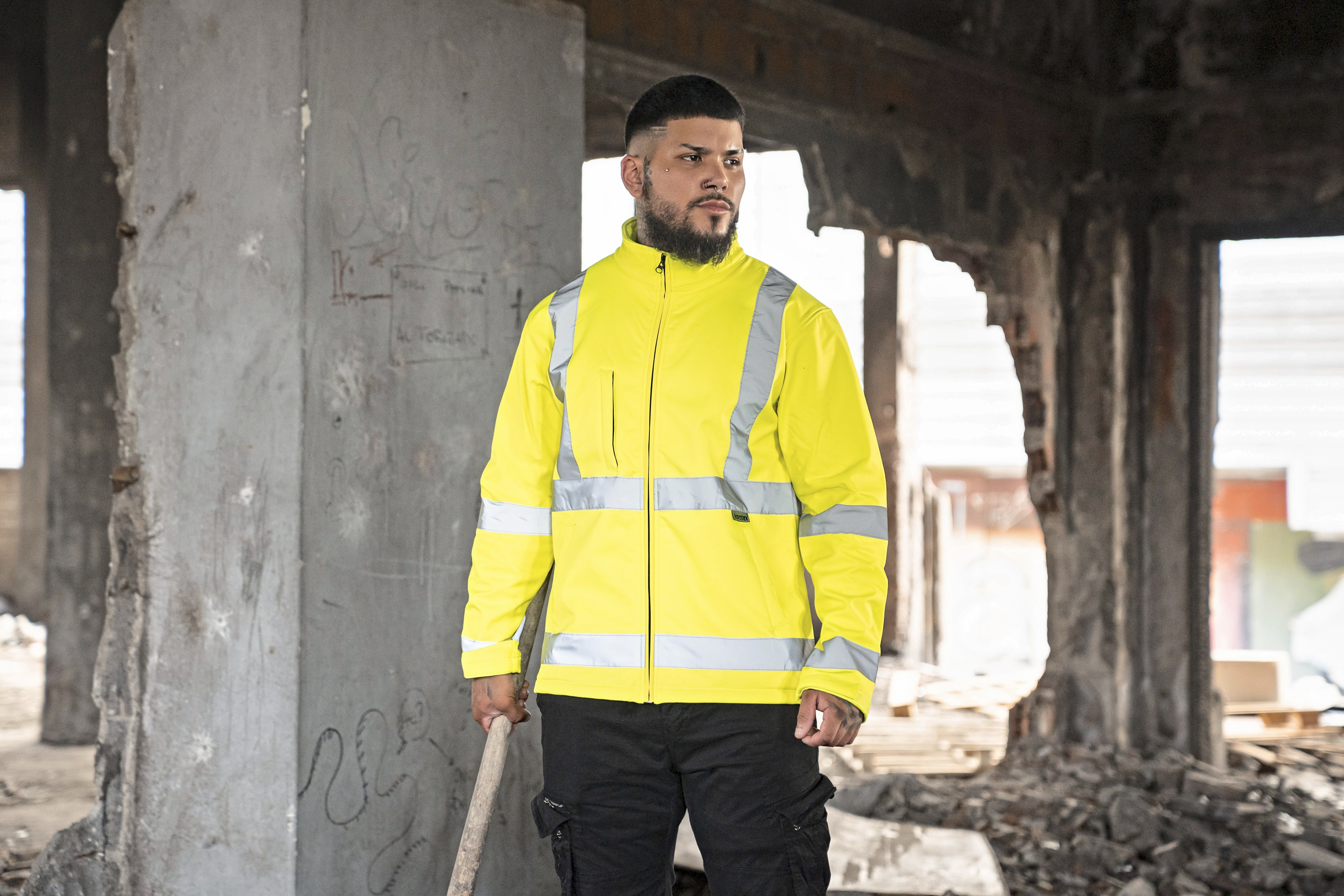 Softshells personnalisable KORNTEX Hi-Viz Softshelljacket
